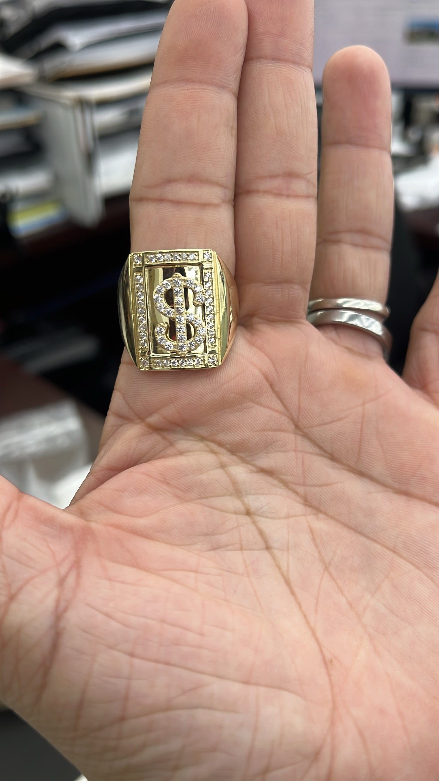 Dollar Sign Ring size 11